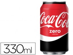 Refresco Coca-Cola Zero lata 330ml.